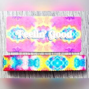 ZOX "FEELIN GOOD" #1261 NEW MEDIUM PEACE HIPPIE Tie Dye COLLECTIBLE WRISTBAND